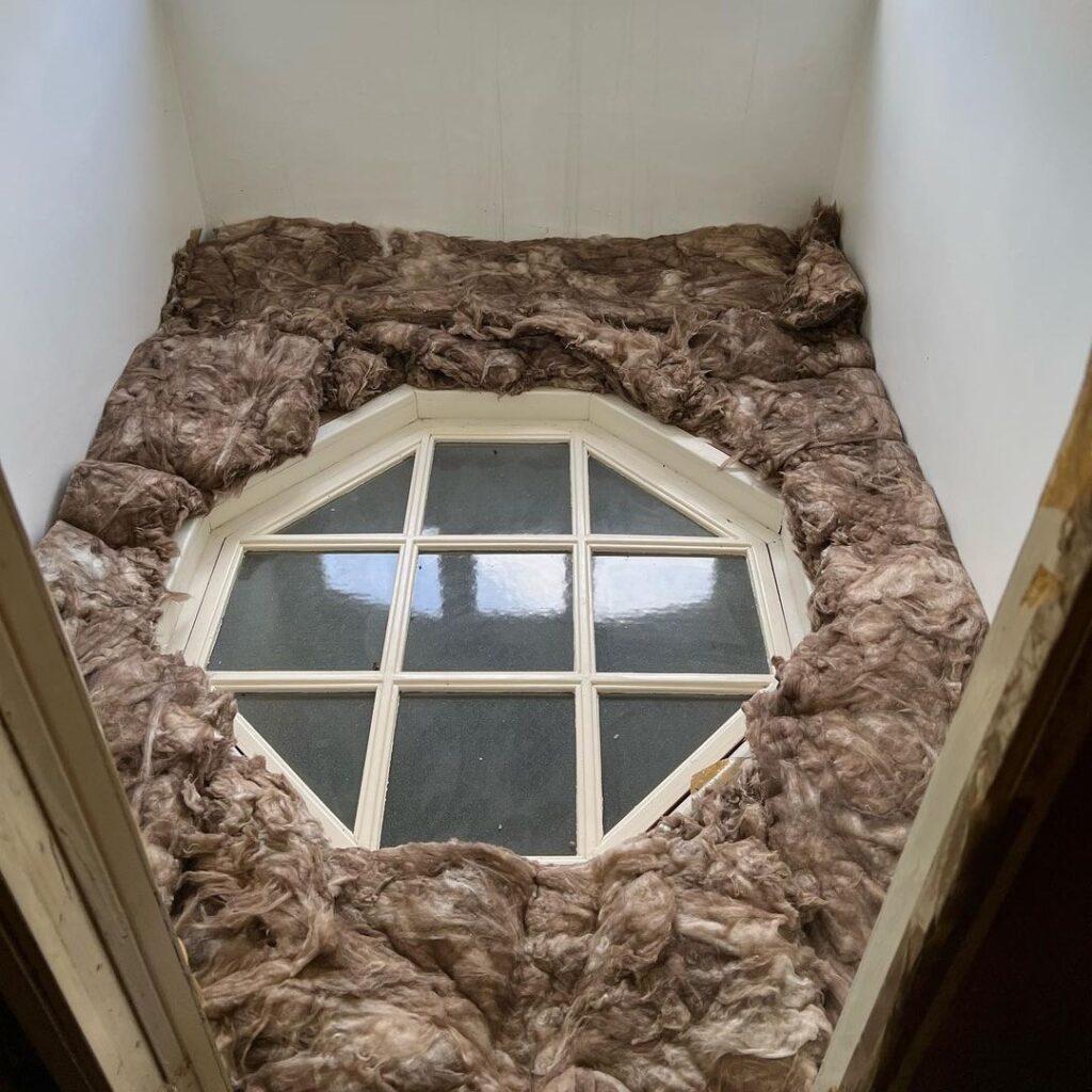Insulation Above Window